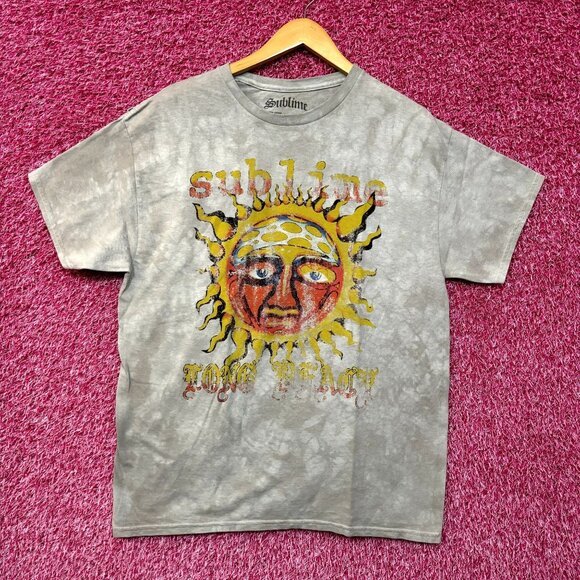 Sublime 40 oz to Freedom Cover Art Ska Rock Tie Dye L - Picture 1 of 4